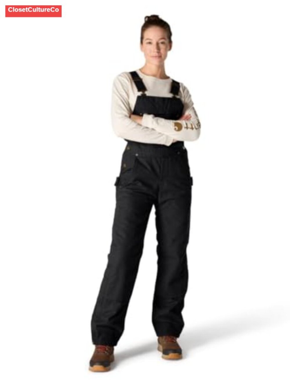 Insulated Washed Duck Bib Overalls Cotton Workwear
